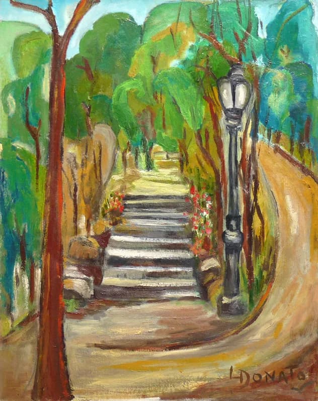 Central Park II, óleo, 30 x 40 cm