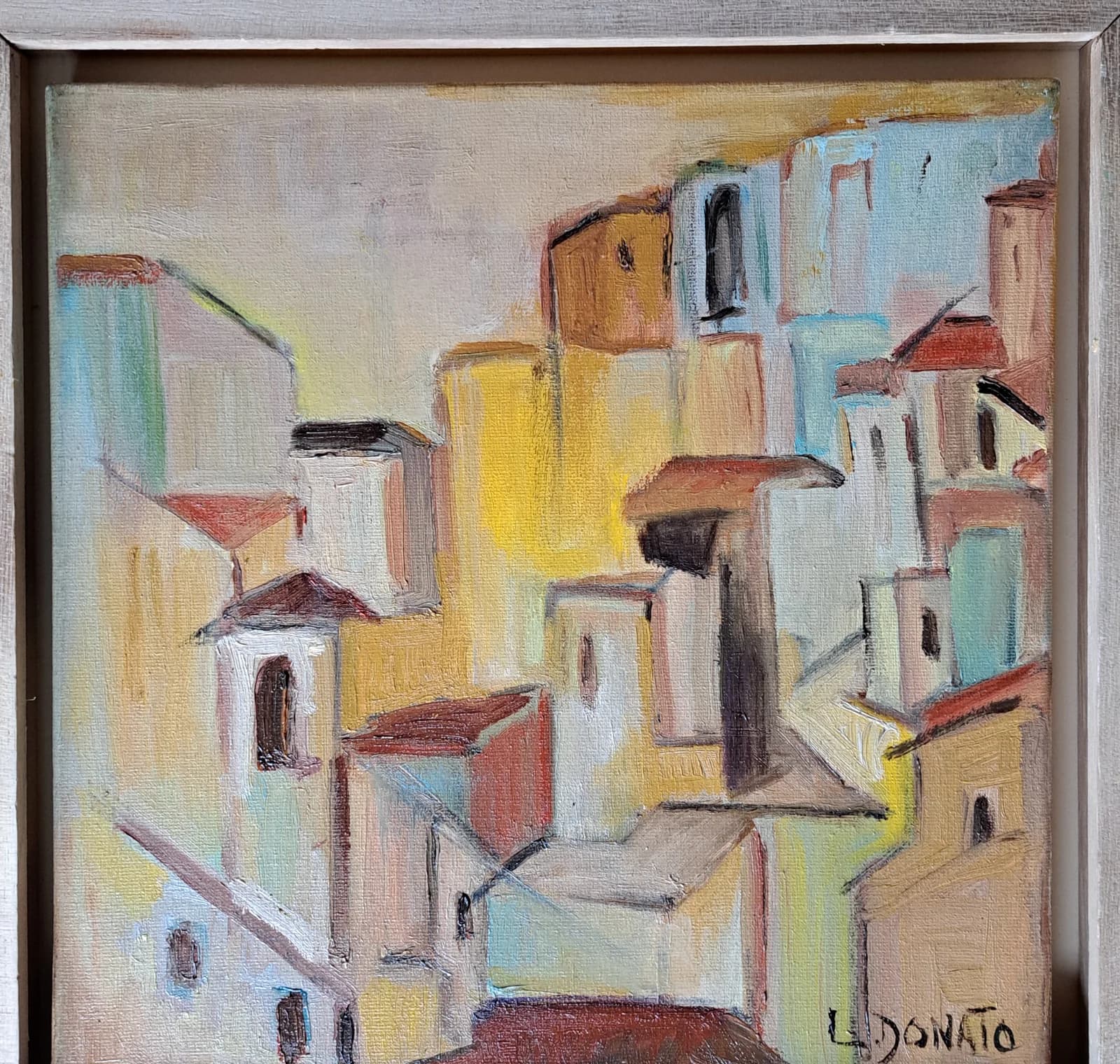 Paisaje Urbano III, óleo, 30 x 30 cm